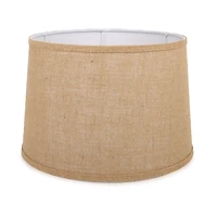 Burlap Tapered Drum Lamp Shade, 13x15x10