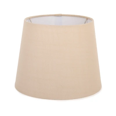 Natural Textured Tapered Lamp Shade, 7x9x9