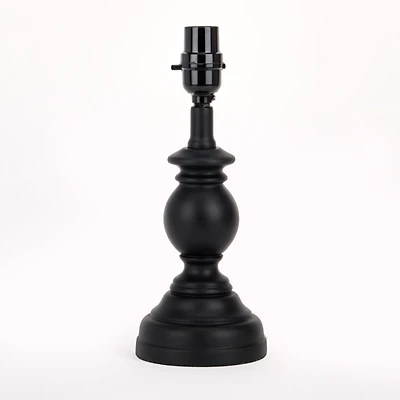 Black Column Small Table Lamp Base