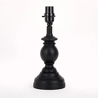 Black Column Small Table Lamp Base