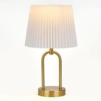 Brass Metal Arch Small Table Lamp Base