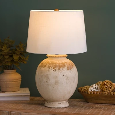 Neutral Distressed Ashton Table Lamp