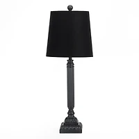 Eden Midnight Black Buffet Lamp