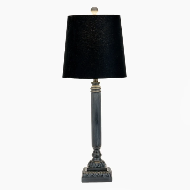 Eden Midnight Black Buffet Lamp