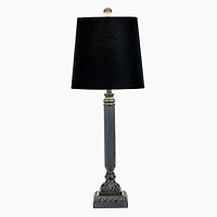 Eden Midnight Black Buffet Lamp