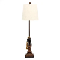 Distressed Black Allie Buffet Lamp