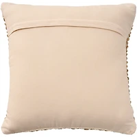 Jute and Cotton Woven Pillow