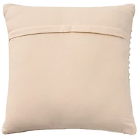 Ivory Loop Knot Center Pillow