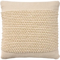 Ivory Loop Knot Center Pillow