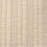 Ivory Woven Stripe Pillow