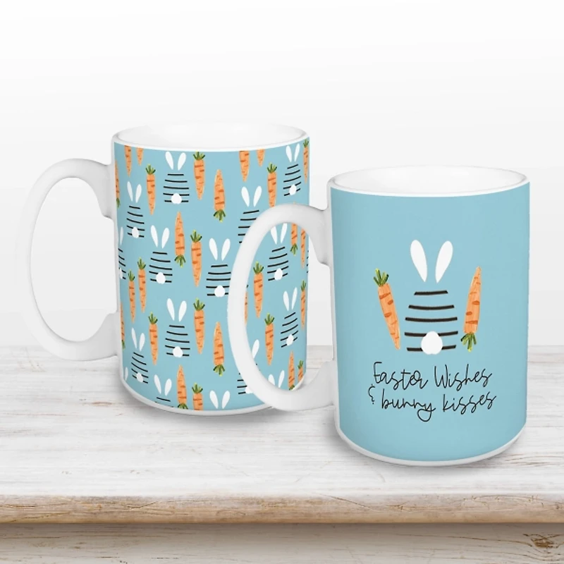 Easter Wishes and Bunny Kisses 2-pc. Mug Set