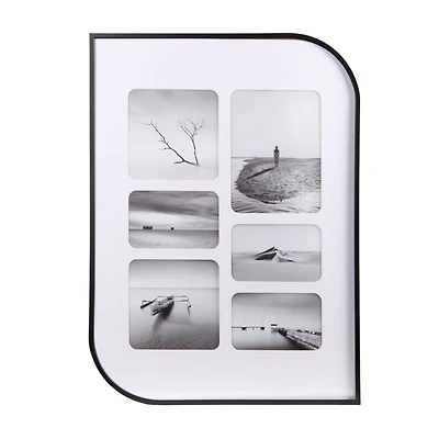 Black Metal Modern Collage Frame
