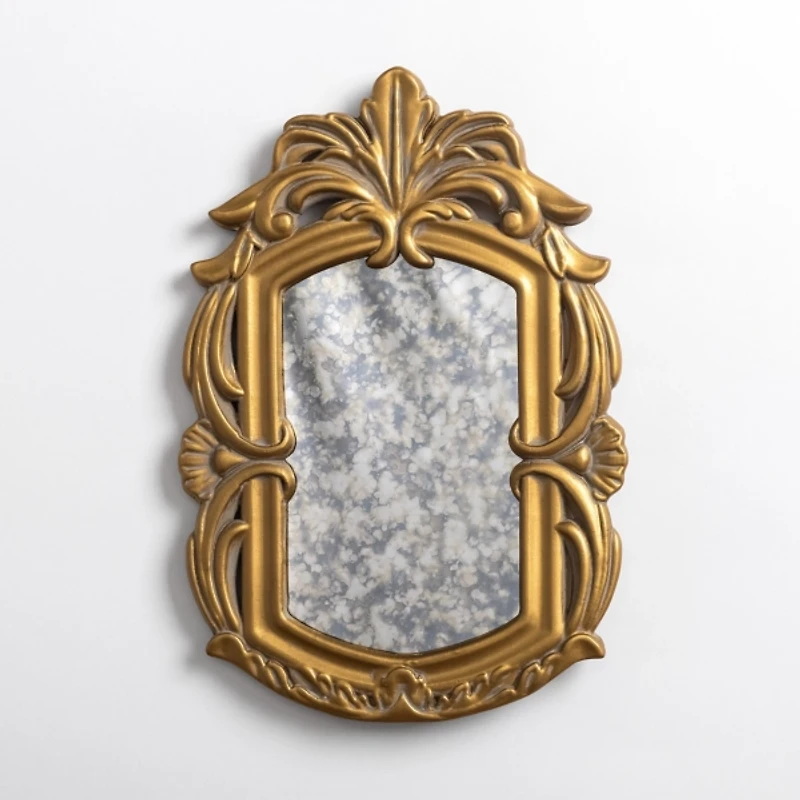 Gold Antique Glass Pendant Accent Mirror