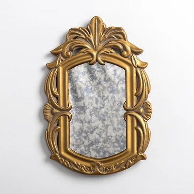 Gold Antique Glass Pendant Accent Mirror