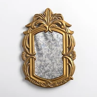 Gold Antique Glass Pendant Accent Mirror