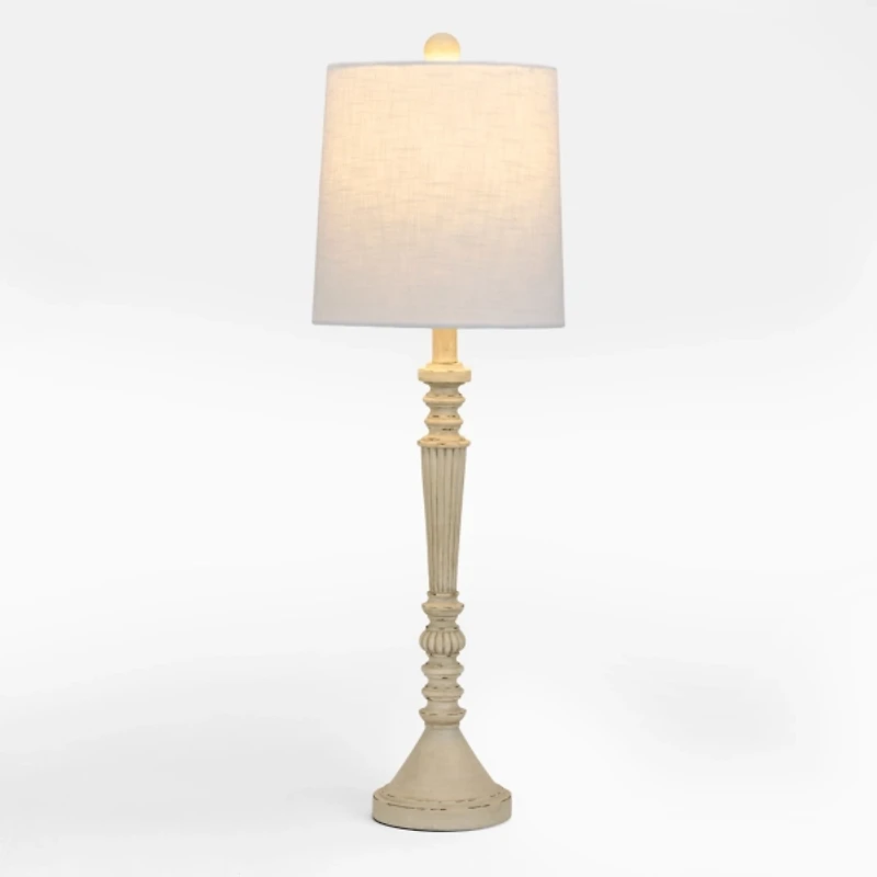 Sydney Ivory Resin Buffet Lamp