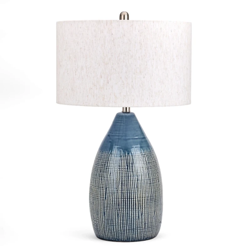 Luca Blue Ceramic Table Lamp
