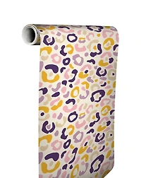 Purple Leopard Pattern Peel and Stick Wallpaper