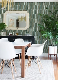 Green Thistle Kids Peel and Stick Wallpaper