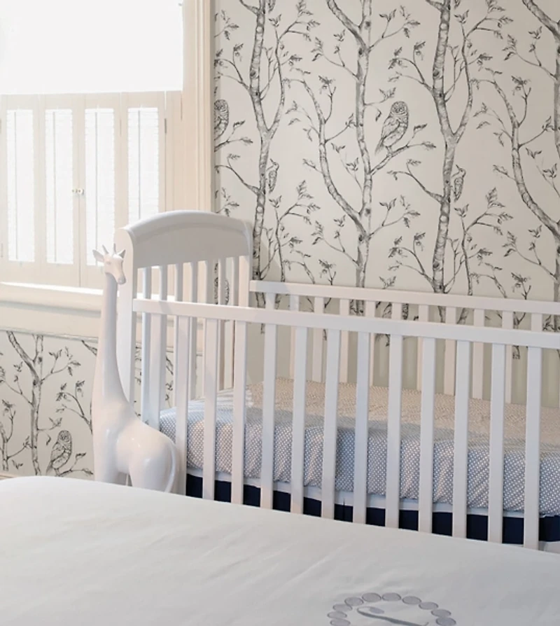 Gray Woods Kids Peel and Stick Wallpaper