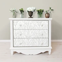 Silver Treetops Kids Peel and Stick Wallpaper