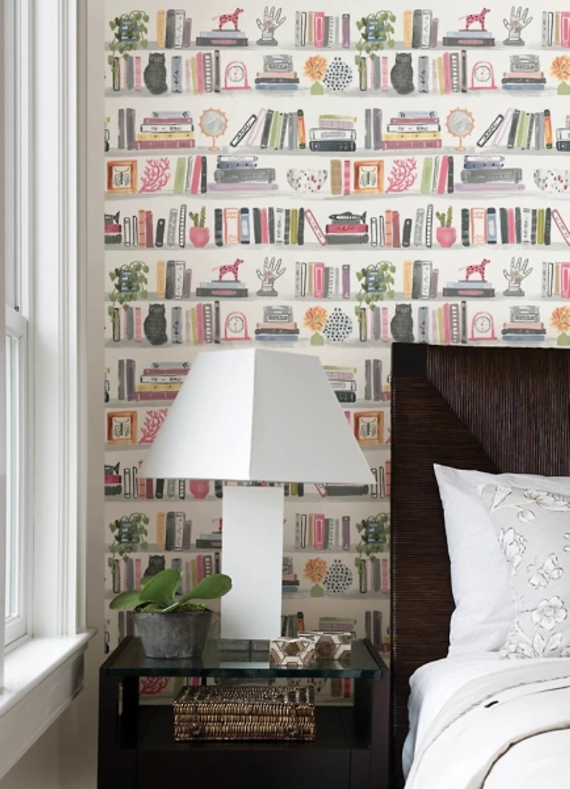 Pink Painterly Kids Peel and Stick Wallpaper