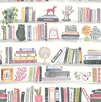 Pink Painterly Kids Peel and Stick Wallpaper