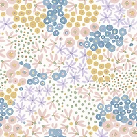 Bright Floral Bunch Kids Peel and Stick Wallpaper