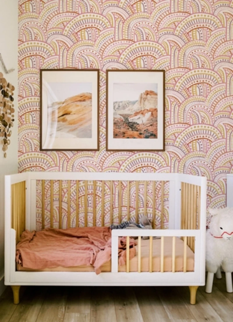 Retro Rainbow Kids Stick and Peel Wallpaper