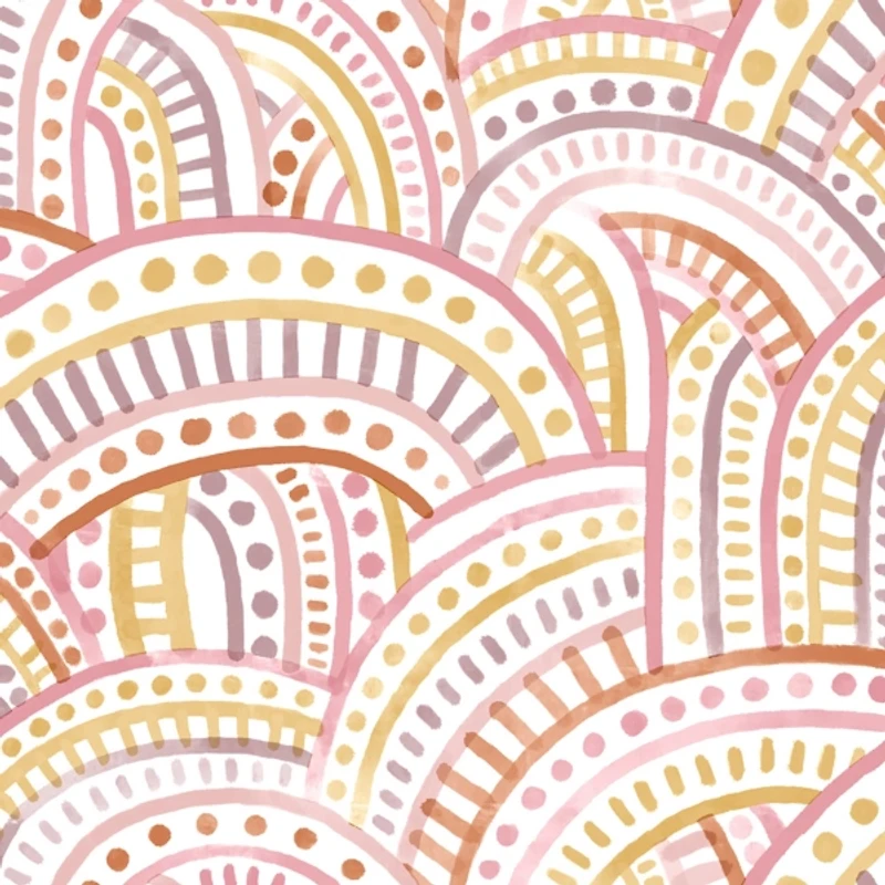 Retro Rainbow Kids Stick and Peel Wallpaper