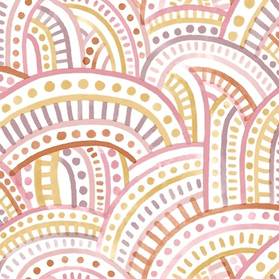 Retro Rainbow Kids Stick and Peel Wallpaper
