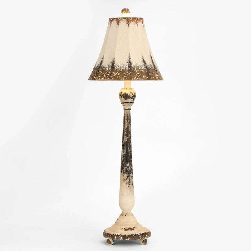 Belle French Distressed Buffet Lamp