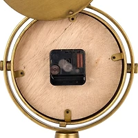 Gold Metal Tabletop Clock