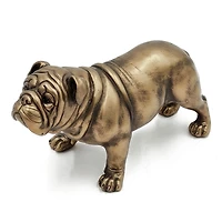 Gold Copper English Bulldog Figurine