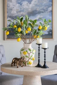 Gold Copper English Bulldog Figurine