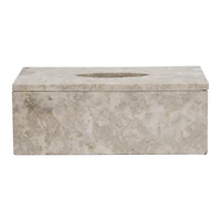 Cream Marble Rectangle Tissue Box Cover