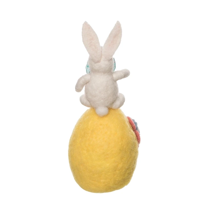 Balancing Bunny Figurine