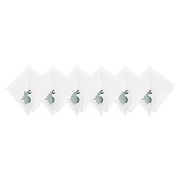 Green Spring Bunny Napkins, Set of 6