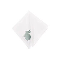 Green Spring Bunny Napkins, Set of 6