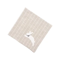 White Bunny Hop Striped Napkins, Set of 6