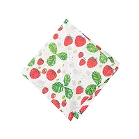 Plaid Strawberry Patch Napkins, Set of 6