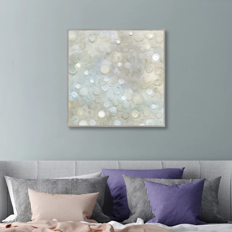 Moonglow Morning Framed Canvas Art Print