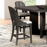 Black Oak Harin Counter Stools, Set of 2