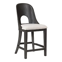 Black Oak Harin Counter Stools, Set of 2