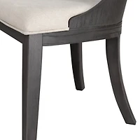 Black Oak Modern Dining Chairs, Set of 2