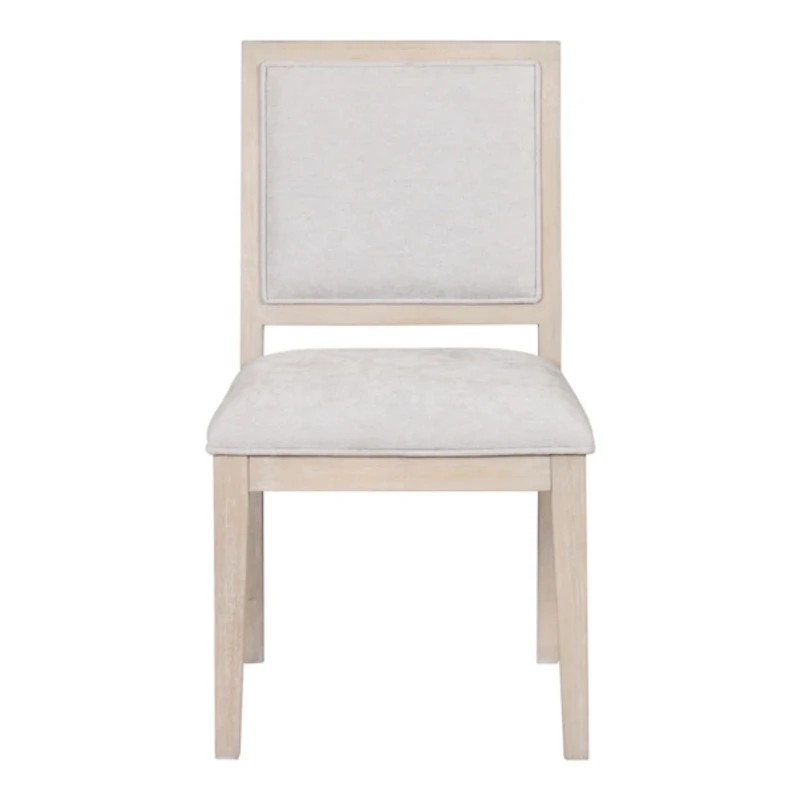 Tawny Wood Modern 2-pc. Dining Chair Set