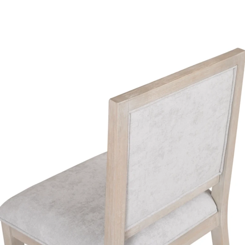 Tawny Wood Modern 2-pc. Dining Chair Set