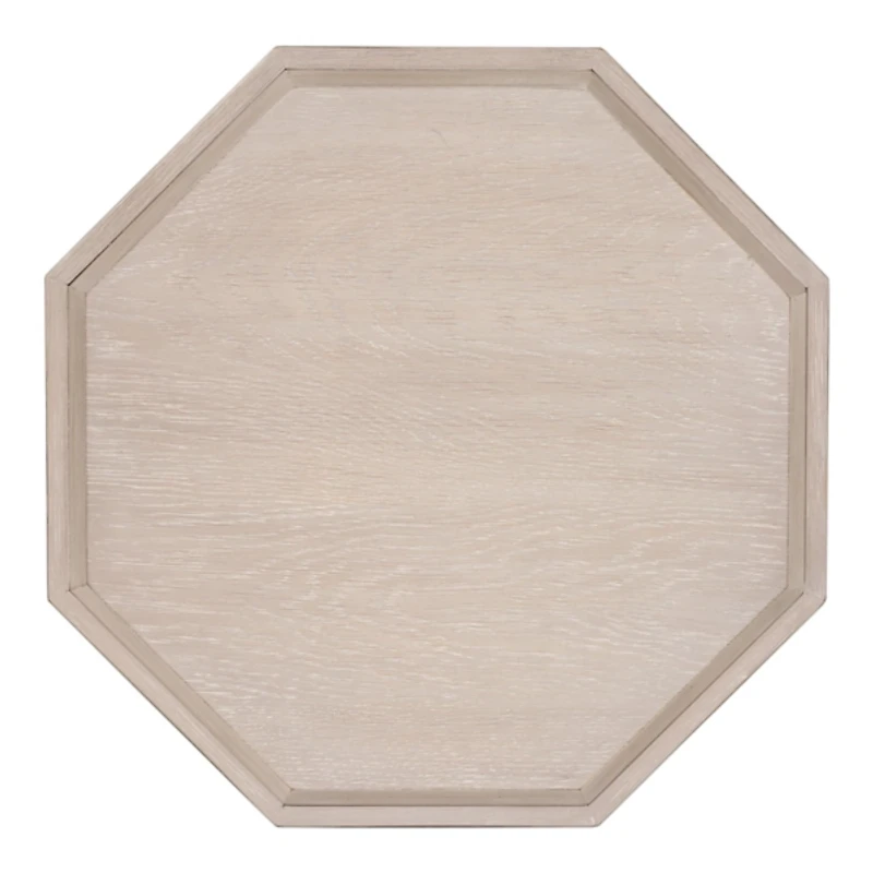 Taupe Wood Weathered Flonnin Accent Table