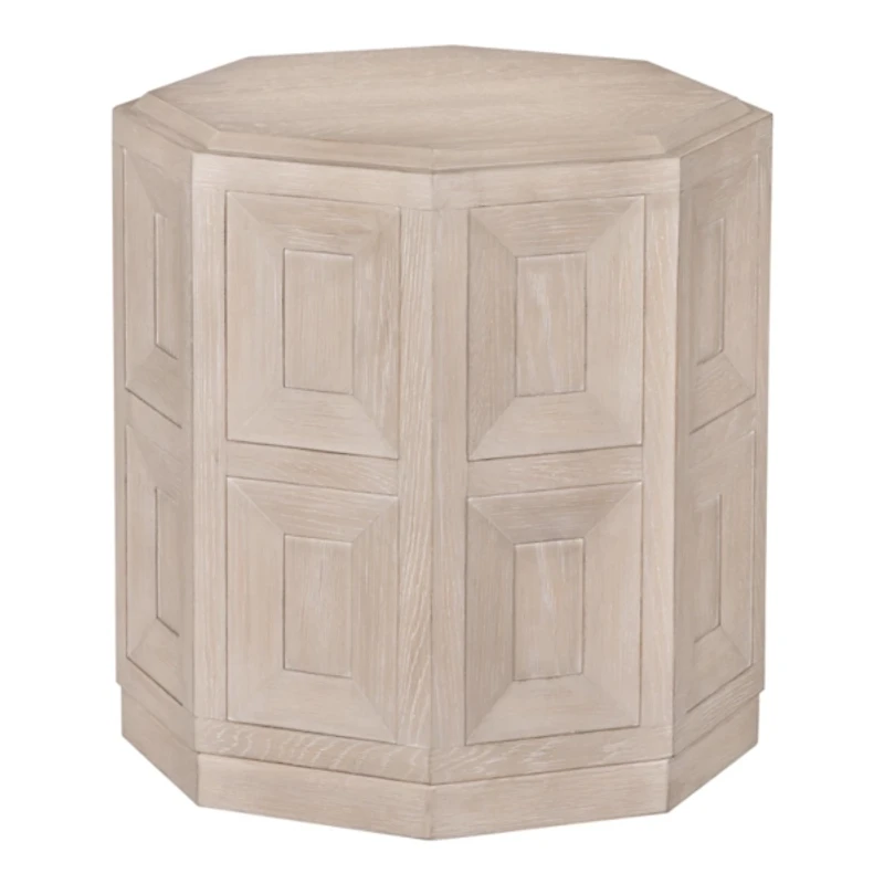 Taupe Wood Weathered Flonnin Accent Table