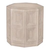 Taupe Wood Weathered Flonnin Accent Table